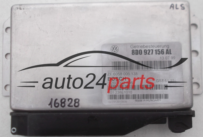 CENTRALITA ECU CAJA DE CAMBIOS AUTOMATICA AUDI VOLKSWAGEN BOSCH 0 260 002 596, 0260002596, 8D0 927 156 AL, 8D0927156AL, ZF 6058 006 138, ZF6058006138