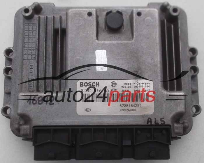 ECU CENTRALITA DE MOTOR RENAULT MEGANE 1.9 DCI BOSCH 0 281 010 769, 0281010769, 8200184294, 8200269883 1039S01286 