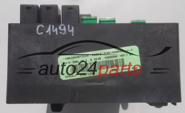 CONFORT MODULE BSI CHRYSLER P05144509AC, 04727370AA, OMRON 21911C, 05269988AA 