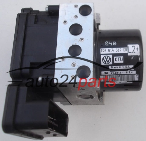 ABS VOLKSWAGEN AUDI GOLF SEAT 1K0 614 517 DR / 1K0614517DR / 25021219194 / 1K0 907 379 BL / 1K0907379BL / 10096103643 / 10061939551 / 28561054513