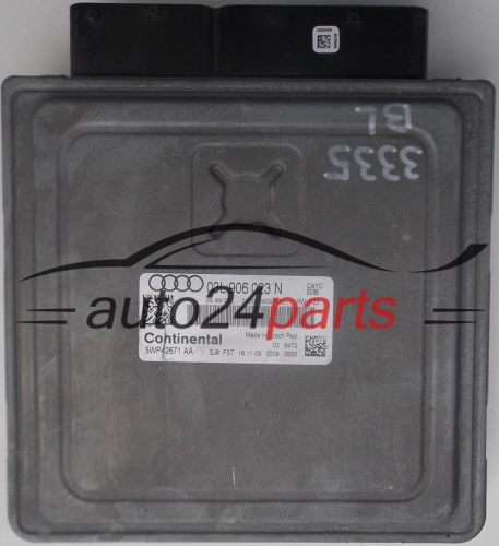 ECU CENTRALITA DE MOTOR AUDI A3 1.6 TDI 03L906023N, 03L 906 023 N, 03L906023L, 03L 906 023 L, DIESEL SIMOS PCR2.1 CAYC 6086, CONTINENTAL 5WP42671 AA, 5WP42671AA