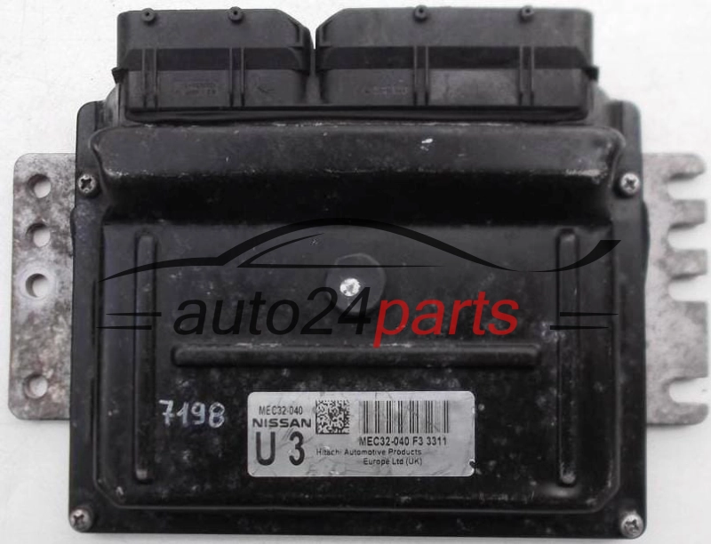 KOMPUTER STEROWNIK SILNIKA NISSAN MICRA 1.2 MEC32-040 U3
