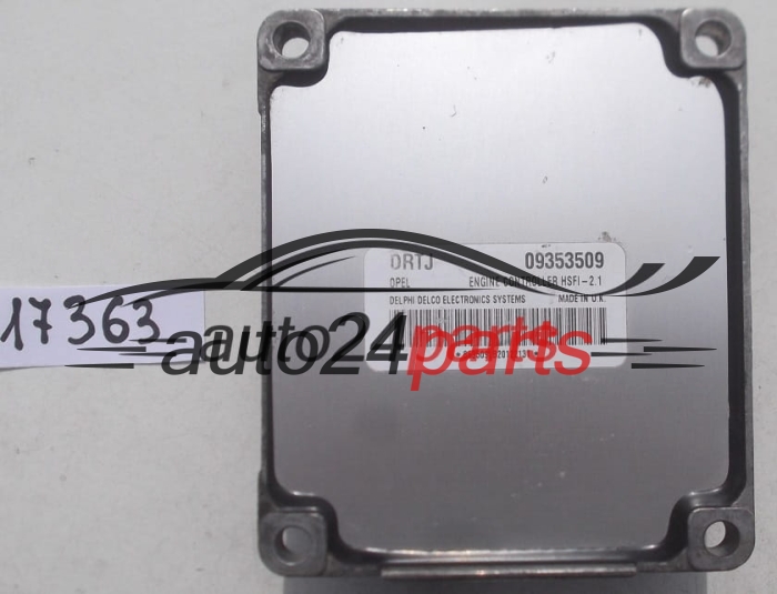 CALCULATEUR MOTEUR OPEL ASTRA G CORSA C ZAFIRA A DELPHI DELCO 09353509 DRTJ,  HSFI-2.1