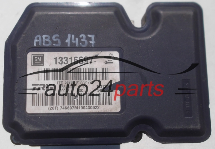 ABS POMPA I STEROWNIK OPEL INSIGNIA GM 13316697, TRW 16817008 C2, 16312208-G, 16312208G