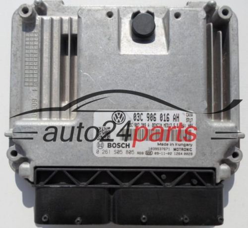 MOTORSTEUERGERÄT ECU STEUERGERÄT  VW VOLKSWAGEN GOLF 1.4 TSI BOSCH 0 261 S05 805, 03C 906 016 AH