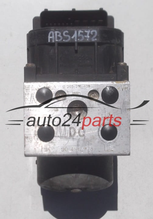 ABS OPEL CORSA B TIGRA A BOSCH 0 265 216 409, 0265216409, 0 273 004 136, 0273004136, 90541362 90541363 530119 6237574 90496978