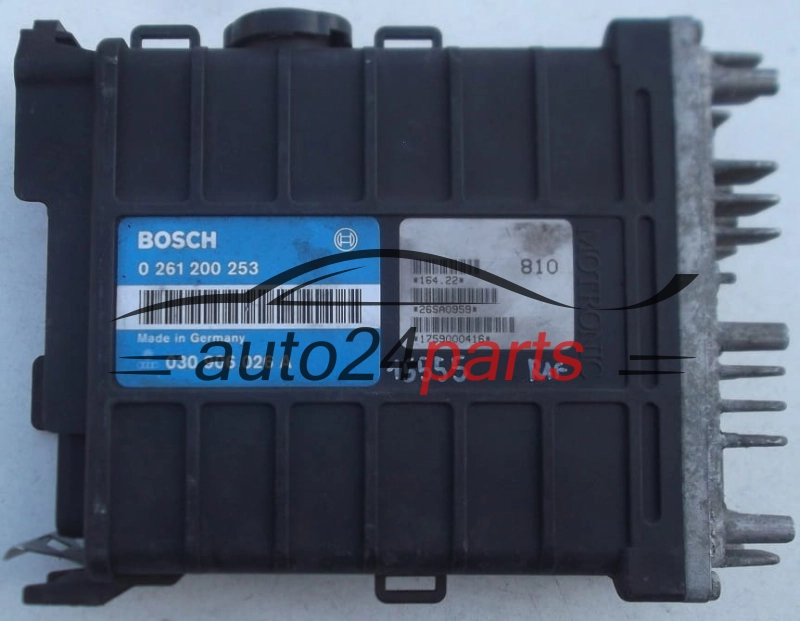 KOMPUTER STEROWNIK SILNIKA VW VOLKSWAGEN POLO 1.1, BOSCH 0 261 200 253, 0261200253, 030 906 026 A, 030906026A