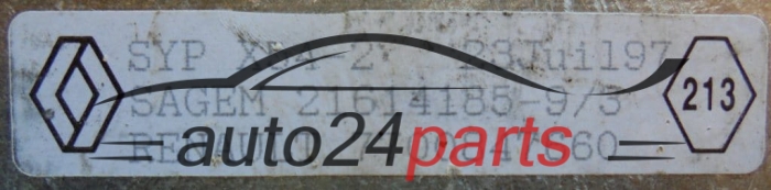 ECU CENTRALITA DE MOTOR  RENAULT SAFRANE SAGEM  2161418593, 7700847660