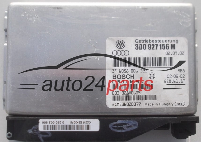 GETRIEBESTEUERGERÄT GETRIBESTEUERUNG VOLKSWAGEN PHAETON 3.2 V6 BOSCH 0 260 002 806,  3D0 927 156 M