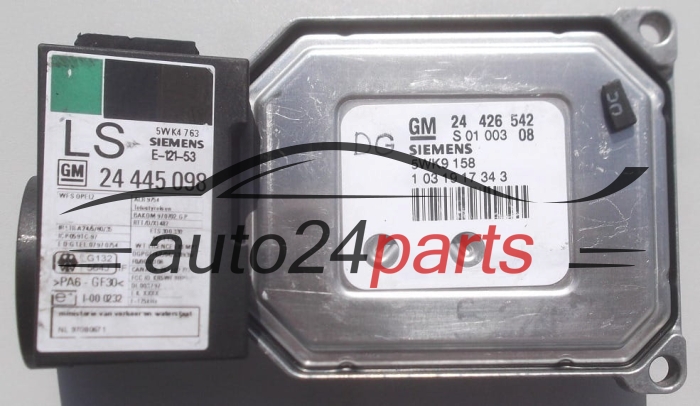 ECU CENTRALITA DE MOTOR  OPEL OMEGA  SIEMENS 5WK9 158,  GM 24 426 542