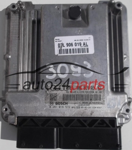 KOMPUTER STEROWNIK SILNIKA AUDI A4 A5 2.0 TDI 03L906019AL, 03L 906 019AL, BOSCH 0281016572, 0 281 016 572, DIESEL EDC17CP20 CAGE 5067, 1039S35940 - 