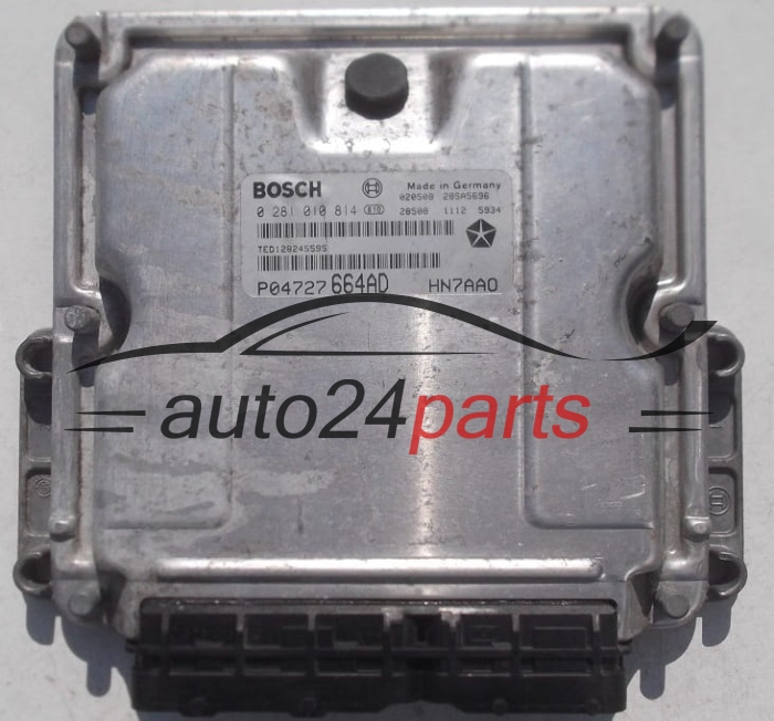ECU CENTRALITA DE MOTOR CHRYSLER VOYAGER 2.5 BOSCH 0 281 010 814