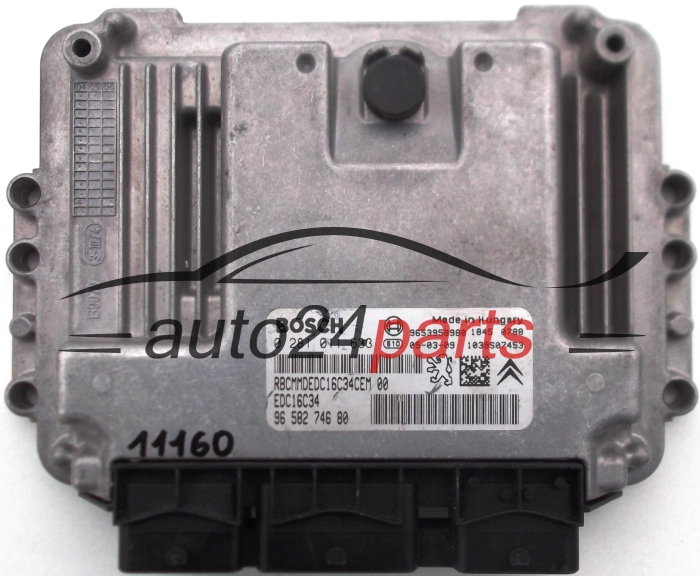 MOTORSTEUERGERÄT ECU STEUERGERAT CITROEN, PEUGEOT 407 1.6 HDI