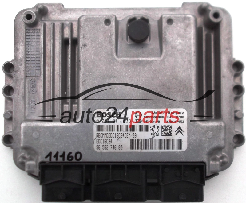 MOTORSTEUERGERÄT ECU STEUERGERAT CITROEN, PEUGEOT 407 1.6 HDI