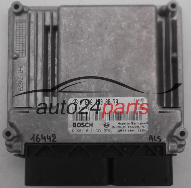 ECU CENTRALITA DE MOTOR MERCEDES C200 BOSCH 0 281 011 739, 0281011739, A 646 150 08 79, A6461500879