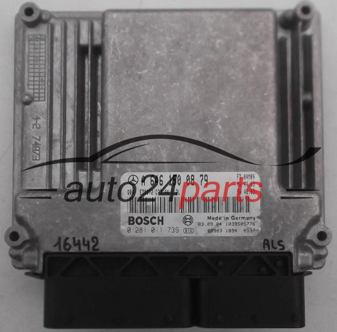 ECU CENTRALITA DE MOTOR MERCEDES C200 BOSCH 0 281 011 739, 0281011739, A 646 150 08 79, A6461500879
