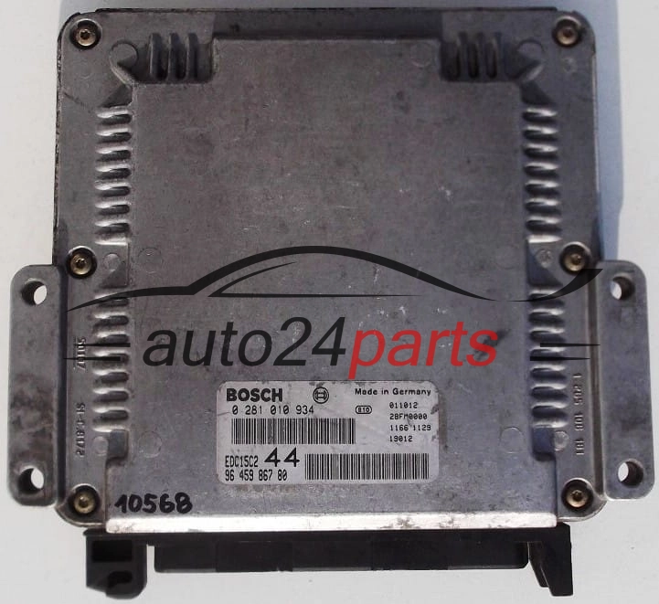 MOTORSTEUERGERÄT ECU STEUERGERÄT FIAT PEUGEOT 2.0 HDI BOSCH 0 281 010 934,  96 459 867 80