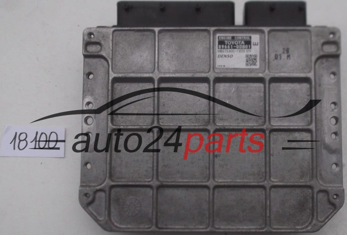 KOMPUTER STEROWNIK SILNIKA TOYOTA YARIS 1.3 89661-0DB01, 896610DB01, MB275400-1830