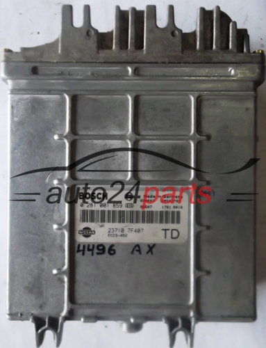 KOMPUTER STEROWNIK SILNIKA NISSAN BOSCH 0281001859, 0 281 001 859, 237107F407, 23710-7F407 TD, ECCS-052 - 4496