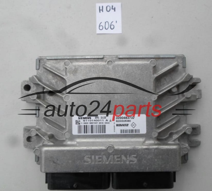 KOMPUTER STEROWNIK SILNIKA RENAULT DACIA S110140011 A, S110140011A, 8200483732