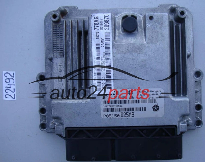 CENTRALITA DE MOTOR JEEP GRAND CHEROKEE 3.0 CRD BOSCH 0 281 017 461, 0281017461, P05150625AB