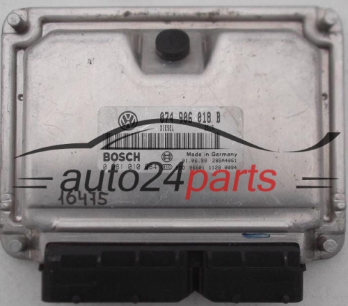 MOTORSTEUERGERÄT ECU STEUERGERAT VW VOLKSWAGEN T4 2.5 TDI BOSCH 0 281 010 084, 0281010084, 074 906 018 B, 074906018B