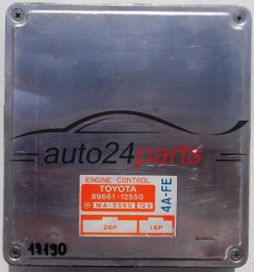 KOMPUTER STEROWNIK SILNIKA TOYOTA COROLLA, 89661-12550, 8966112550, MA-5560, MA5560, 4A-FE - 12190