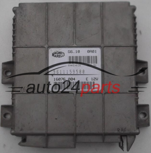 CALCULATEUR MOTEUR CITROEN PEUGEOT 1.8 D MAGNETI MARELLI G6.10 0A01, G6100A01, 16076.004, 16076004, 9611159580