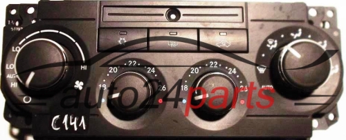 PANEL OGRZEWANIA STEROWNIK NAWIEWU REGULATOR KLIMATRONIK CHRYSLER 300C P55111031AC, 55111031AC, P 55111031 AC - 