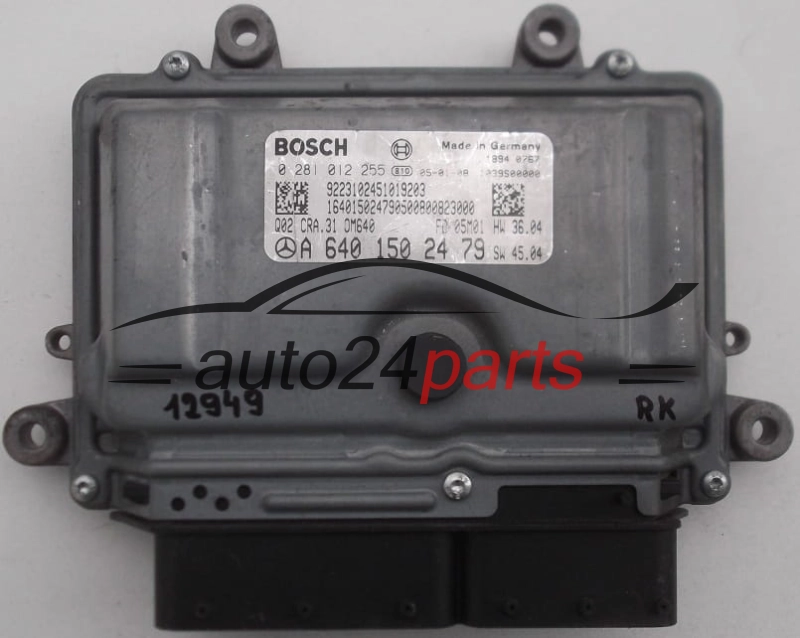 KOMPUTER STEROWNIK SILNIKA MERCEDES W169 A180 1.8 CDI A6401502479