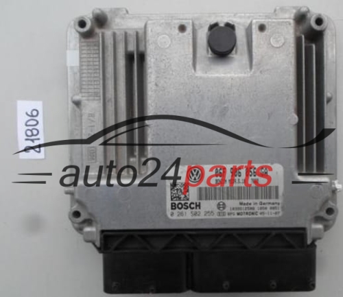KOMPUTER STEROWNIK SILNIKA VW VOLKSWAGEN EOS 2.0 FSI BOSCH 0 261 S02 255, 0261S02255, 06F 906 056 GA, 06F906056GA, MED9.5.10