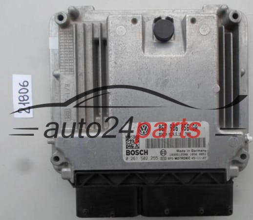 KOMPUTER STEROWNIK SILNIKA VW VOLKSWAGEN EOS 2.0 FSI BOSCH 0 261 S02 255, 0261S02255, 06F 906 056 GA, 06F906056GA, MED9.5.10