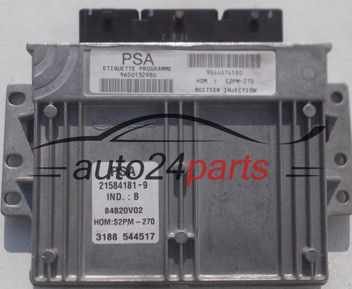 KOMPUTER STEROWNIK SILNIKA CITROEN XSARA PICASSO 1.8 SAGEM 21584181-9