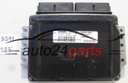 KOMPUTER STEROWNIK SILNIKA RENAULT 1.4 S110110102 B, S110110102B, 8200216661