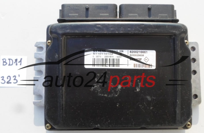 KOMPUTER STEROWNIK SILNIKA RENAULT 1.4 S110110102 B, S110110102B, 8200216661