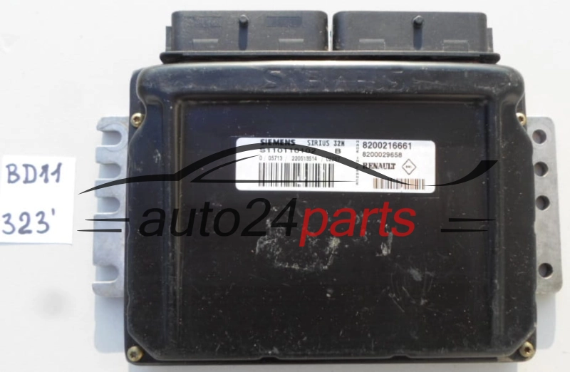 KOMPUTER STEROWNIK SILNIKA RENAULT 1.4 S110110102 B, S110110102B, 8200216661