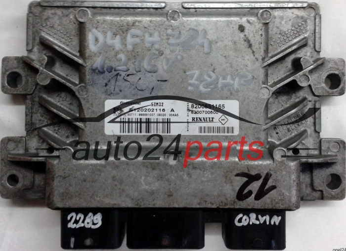 calculateur moteur pour renault clio 1.2 