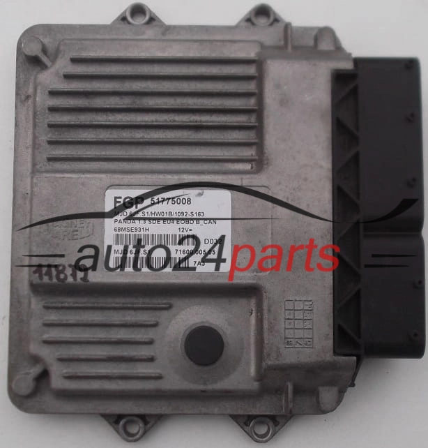 KOMPUTER STEROWNIK SILNIKA FIAT PANDA 1.3, 51775008, MJD 6JF.S1