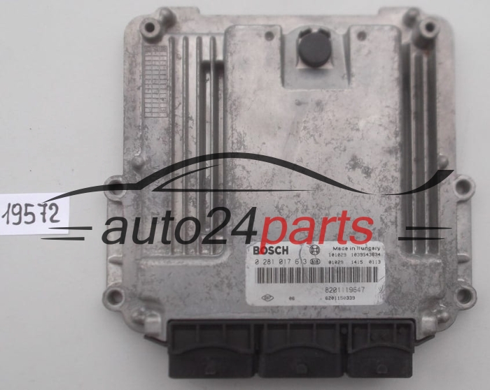 KOMPUTER STEROWNIK SILNIKA RENAULT LAGUNA 2.0 DCI BOSCH 0 281 017 613