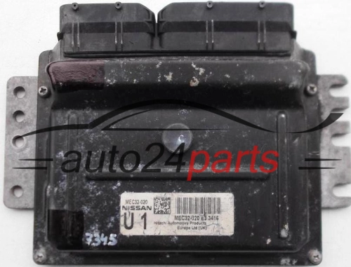 KOMPUTER STEROWNIK SILNIKA NISSAN MICRA K12 1.0 MEC32-020 U1 E3 3219, 3110, 3416 MEC32020 -