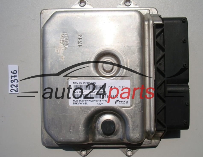 CENTRALITA DE MOTOR FIAT NEMO FIORINO BIPPER MJD 8F2.F1, MJD8F2F1, 51908946