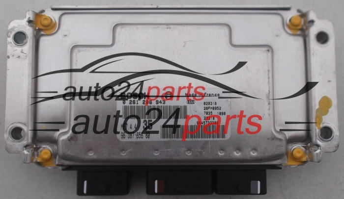 MOTORSTEUERGERÄT ECU STEUERGERÄT PEUGEOT 307 1.6 16V BOSCH 0 261 206 943,  96 387 656 80 i d05,9638765680