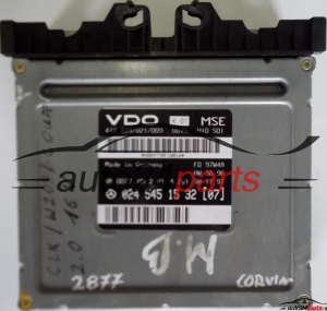 MOTORSTEUERGERÄT ECU STEUERGERÄT MERCEDES W208 CLK 200 A0245451532, 0245451532 (07), A 024 545 15 32 (07), VDO 412.229/021/009, 412229021009