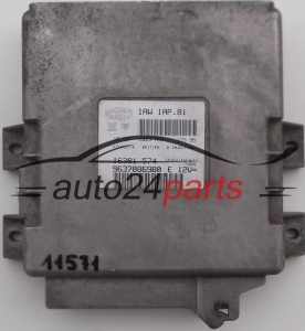 CALCULATEUR MOTEUR PEUGEOT 206 1.4 Magneti Marelli IAW 1AP.81, IAW1AP81, 16301.574, 16301574, 9637086980 