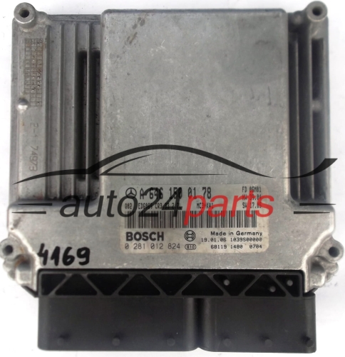 KOMPUTER STEROWNIK SILNIKA MERCEDES VITO VIANO 2.2 CDI A6461500178, 6461500178, A 646 150 01 78 BOSCH 0281012824, 0 281 012 824 - 