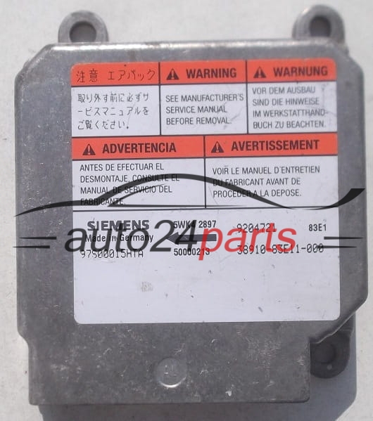 CALCULATEUR AIRBAG OPEL AGILA SIEMENS 5WK4 2897
