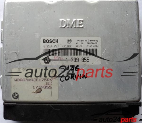 MOTORSTEUERGERÄT ECU STEUERGERAT BMW 3 E36 316 BOSCH 0 261 203 660, 0261203660, 1 739 855, 1739855