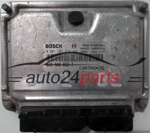 MOTORSTEUERGERÄT ECU STEUERGERÄT PORSCHE CAYENNE 3.2 022906032T, 022 906 032 T, BOSCH 0261207714, 0 261 207 714 CARTRONIC 1039S02329