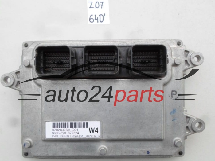 KOMPUTER STEROWNIK SILNIKA HONDA CIVIC 37820-RSA-G01, 37820RSAG01