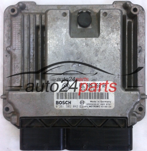 MOTORSTEUERGERÄT ECU STEUERGERÄT VW VOLKSWAGEN PASSAT 1.6 TSI 03C906056AH, BOSCH 0261S02042